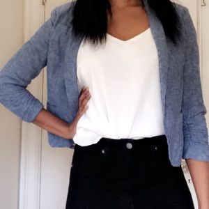 Grey blue Gibson blazer